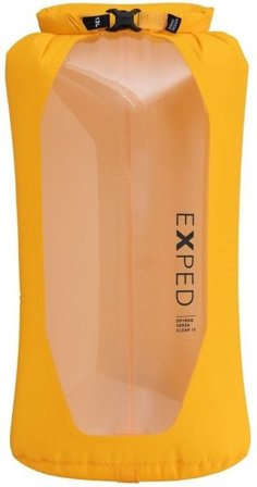 Exped Drybag Versa Clear 13 kuivapussi, Sunshine