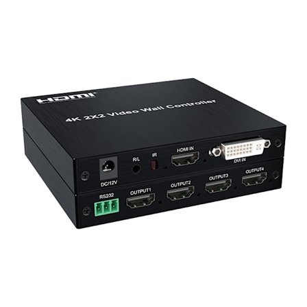 NÖRDIC 4K 2X2 Video Wall Connector HDMI+DVI Input