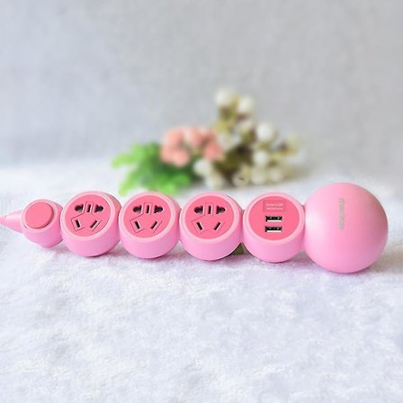 Medox Patch Panel Plug 1.8m Kabel 4 Grupper 5 Uttag