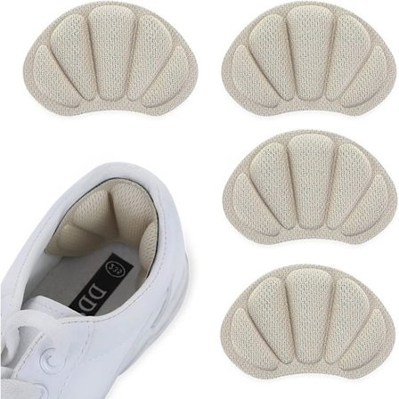 2 Par Tykke Hælputer for Sko Bak Insoles Anti-Blister ,ZQKLA