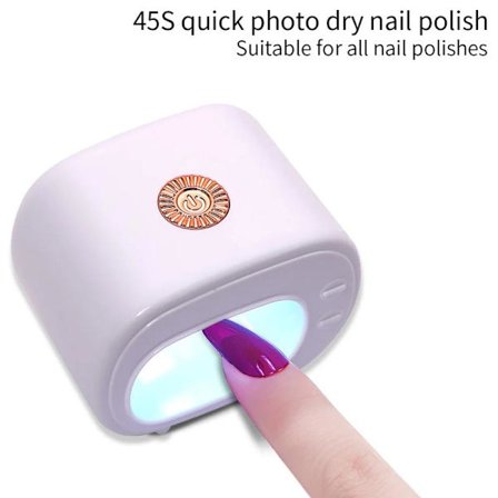 Kraftfuld UV LED Negle Gel Tørretumbler Polish Lampe Blødt Lys Timing Neglekunst til Hærdning af Gel Polish Manicure Neglekunst Salonværktøj~06059