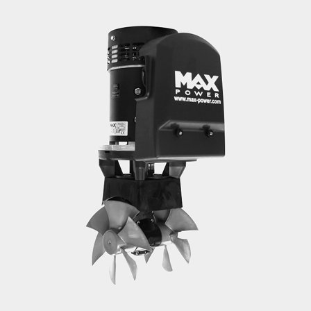 Boegschroef Max Power CT 100, 12 V, 96 KgF, tunnelmontage, 2 schroeven, geschikt voor boten tussen 34 - 52 voet (10 - 16 meter)