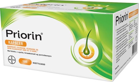 Priorin Priorin Kosttilskud til håret 180 kaps., Helse & Madvarer, Hud, Hår & Negle, Kosttilskud Til Håret