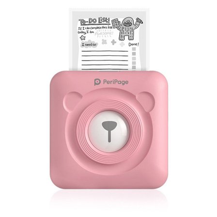 Minifotoprinter för Smartphone - Trådlös BT-skrivare, Rosa