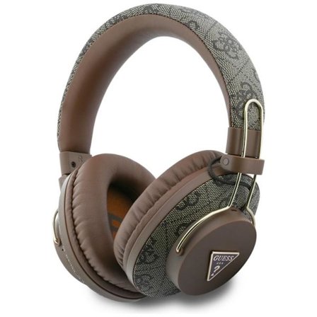 Guess Over-Ear Hörlurar Triangle Logo Bluetooth ENC - Brun