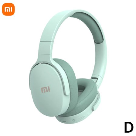 Xiaomi Trådlösa Bluetooth Hörlurar Over Ear HiFi Stereo Vikbara Lätta Headset Stöder TF-kort 3.5mm Type-C Gränssnitt