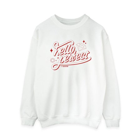 Netflix Dam/Kvinnor Sex Education Hello Perfect Sweatshirt L