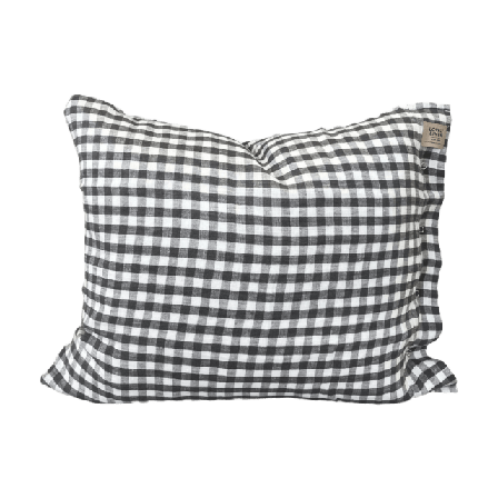 Lovely Linen Örngott Misty i tvättat Lin Unisex Grå 50x60