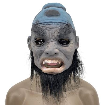 Zhong Kui Mask Huvudbonader Cosplay Kostym Rekvisita Halloween Show