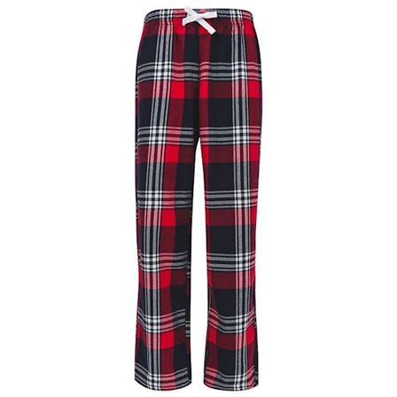 SF Minni Tartan Loungebukser til børn - Rød/Marineblå ternet, Kompatibel med SF Minni, Alder 13 Rød/Navy Check 13 år