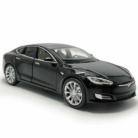 Tesla Model S 100d Støpt Modellbil Lekebil KLB