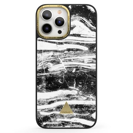 Naive iPhone 13 Pro Max Skal - Black Storm