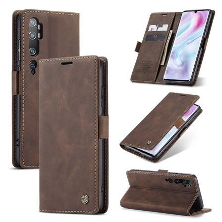 CaseMe Xiaomi Mi CC9 Pro / Mi Note 10 Pro / Note 10 Vintage Etui - Mørkebrun