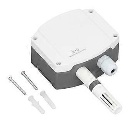 Veggmontert Temperatur- og Fuktighetssensor 4~20mA Analog Temperatur- og Fuktighetssender for Hage