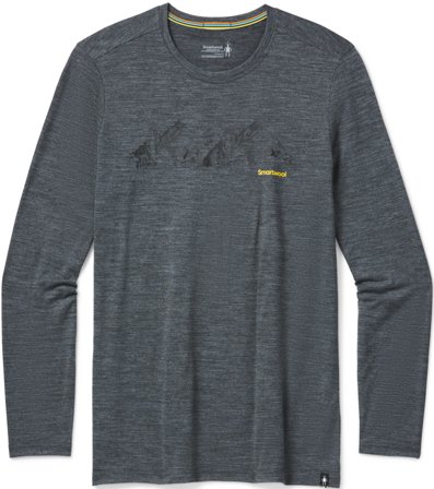 Smartwool MS150 Upper Slopes Tee merinopaita, harmaa