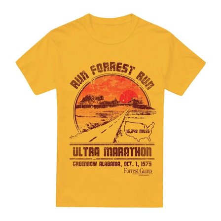 Forrest Gump Herr Ultra Marathon T-Shirt S Guld