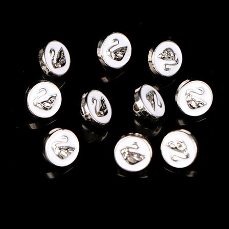 10 st Fashion Pearl Buttons Damskjortor Dekorativa spännen Ac