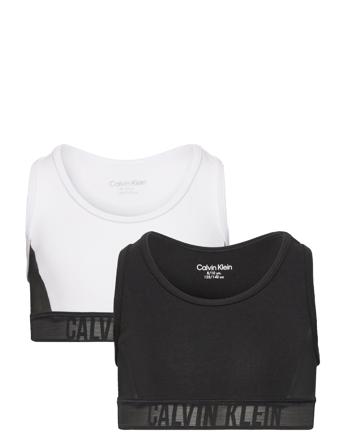 2Pk Bralette Night & Underwear Underwear Tops Multi/mønstret Calvin Klein*Betinget Tilbud
