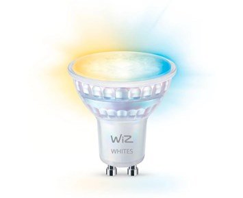 WIZ Wi-Fi BLE TW/4.8W GU10 927-65 12/1PF - Smart GU10-lampa med justerbart ljus