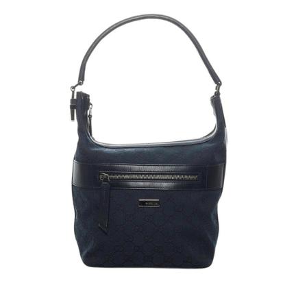 Gucci Vintage, Pre-owned GG Canvas Handbag Zwart, Heren, Maat:ONE Size,nylon
