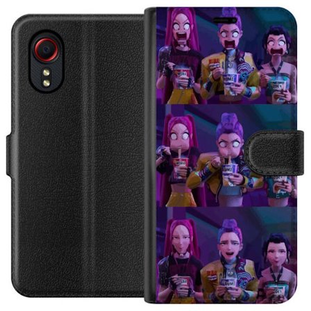 Kompatibelt Plånboksfodral till Samsung Samsung Galaxy Xcover 5 Demon Hunters KPop figur med mörk aura