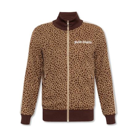 Palm Angels, Sweatshirt with animal motif Beige, Heren, Maat:L,print