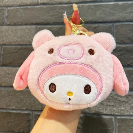 Sød lille dukke, par taske vedhæng, plyslegetøj dukke nøglering, dukke hæng