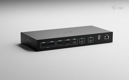I-TEC USB-C KVM DOCKING STATION FOR 3 HOSTS DUAL DISPLAY POWER D ACCS