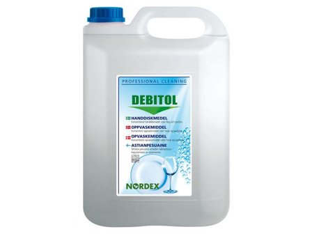 NORDEX Handdiskmedel Debitol, parfymerat, 5l - Lyreco - Städ och hygien - Diskrengöring - Handdiskmedel