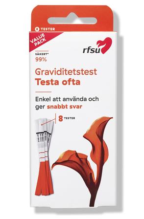 RFSU Graviditetstest 8st Graviditetstest 8 pack - Blushme.se
