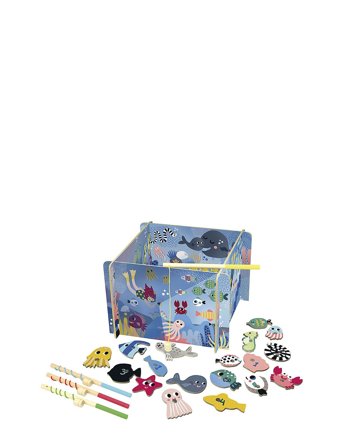 Vilac Magnetic Fishing Box - Multi/patterned - ONE SIZE