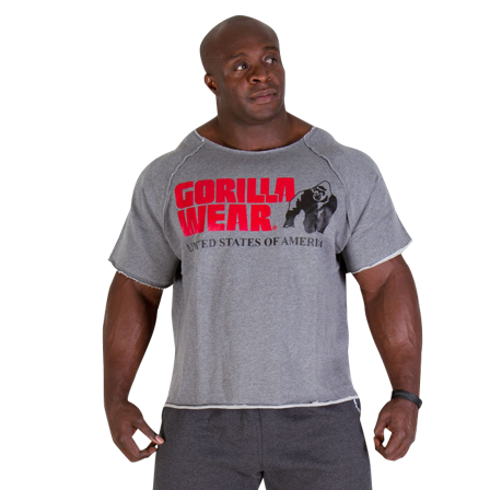 Gorilla Wear Classic Workout Top, grey