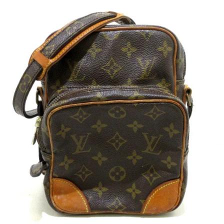 Louis Vuitton Vintage Pre-owned Polyester Amazone , Bruin , Heren , Maat: ONE Size Vintage Tassen