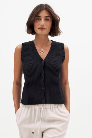 NA-KD Haut sans manches en maille - - Noir - M