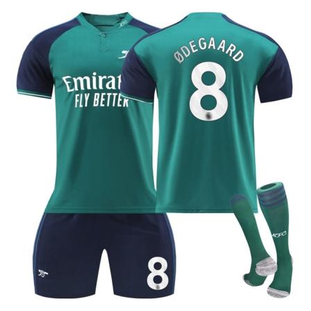 23-24 Arsenal anden udebanetrøje træningsdragt for voksne og børn NO.8 ODEGAARD 22