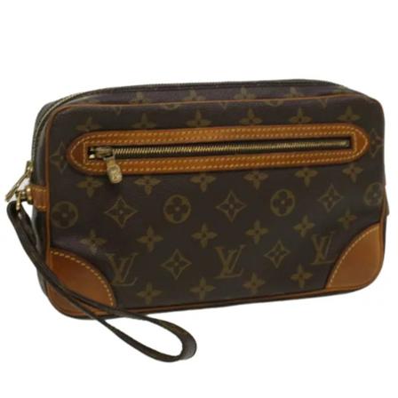 Louis Vuitton Vintage Pre-owned Clutches , Bruin , Dames , Maat: ONE Size Vintage Tassen