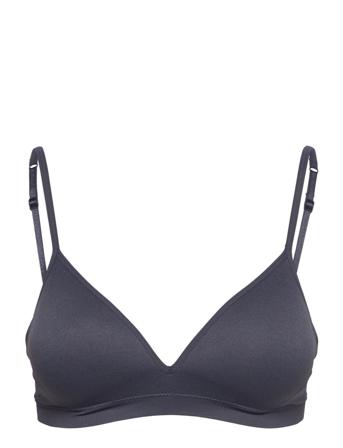 Bra Soft Seamless Petite Lingerie Bras & Tops Soft Bras Non Wired Bras Sort Lindex