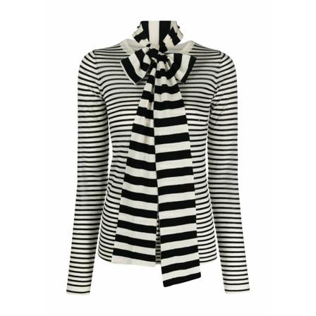 Alysi Round-neck Strik Hvid, Dame Striktrøjer