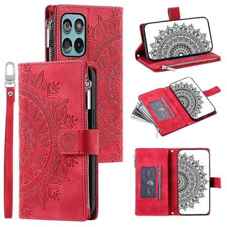 Plånboksfodral för Motorola Edge 60 5G/60 Fusion 5G, Mobilskal Mandala Blommönster