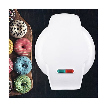 Mini donut maker 220v donut maskine diy hjem mini maskine sort EU stik