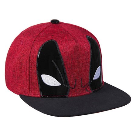 Keps deadpool 57-59 cm vuxenstorlek 14+ år flat cap marvel