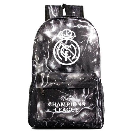 Graffiti Real Madrid Uefa Champions League skulderveske vifte ryggsekk student skoleveske oppbevaringsveske