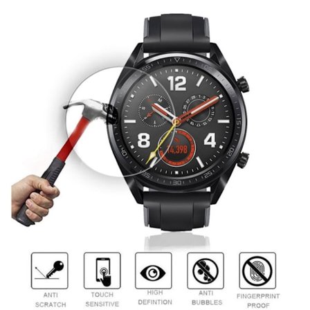 Huawei Watch GT 3-pack skärmskydd i temperarat glas