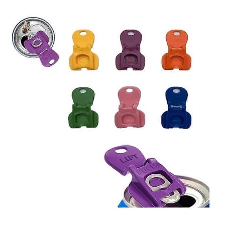 Enkel Tab-åpner og drikkebeskytter, 6/12/24 stk. Plastkrukkeåpnere for øl (FMY)