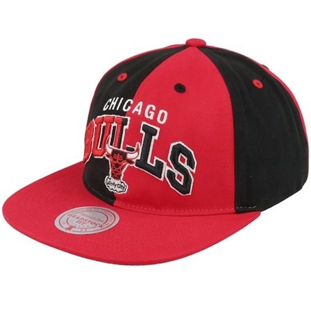 Mitchell & Ness - Chicago Bulls Pinwheel Of Fortune Red/Black Snapback Snapback Red Cap - NBA @ Hatstore