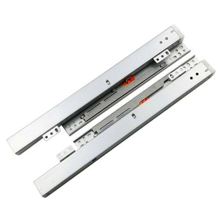 Stille Skap Skuffesklier Full Utrekning Teleskopisk Kanal Skuffeskinne Parsett for Ulike Møbler