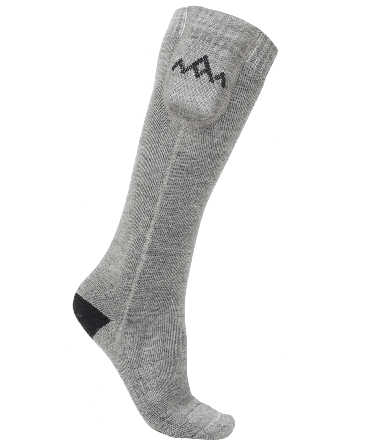 Heat Experience Heated Everyday Socks w/battery V2 Grey