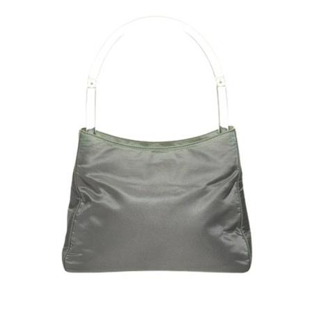 Prada Vintage, Pre-owned Handbag Grijs, Dames, Maat:ONE Size,nylon