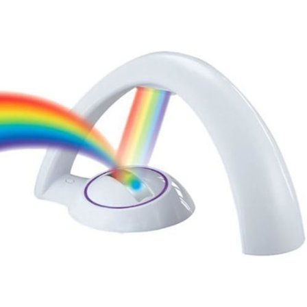 Rainbow Projector LED Light Reflection - Födelsedagspresent Girl Hear