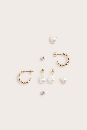 Kappahl | Örhängen 4-pack | Guld